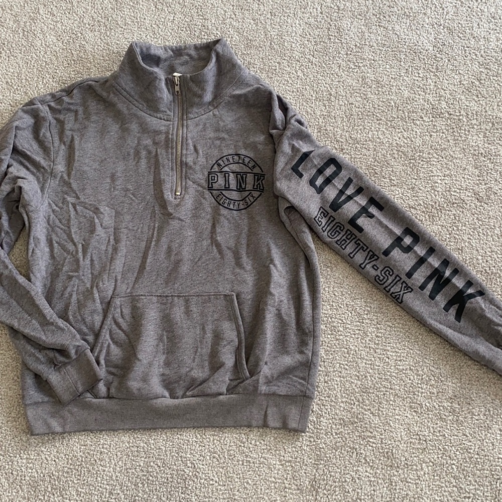 Quarter zip sweater from PINK